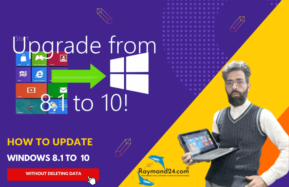 Windows 8.1 to 10 Upgrade Process