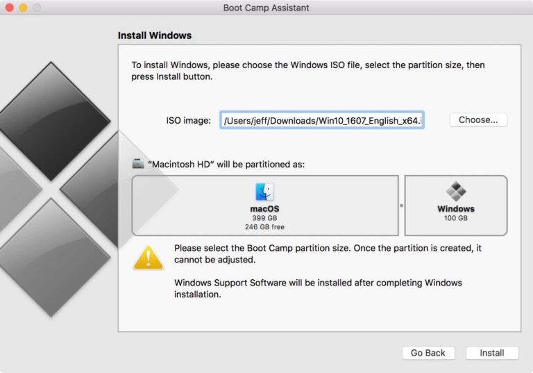 Installing Windows 10 on macOS